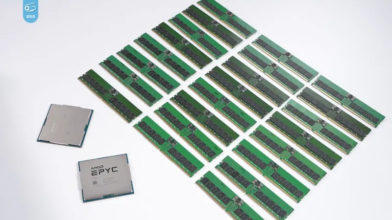 процессор AMD на материнской плате крупным планом