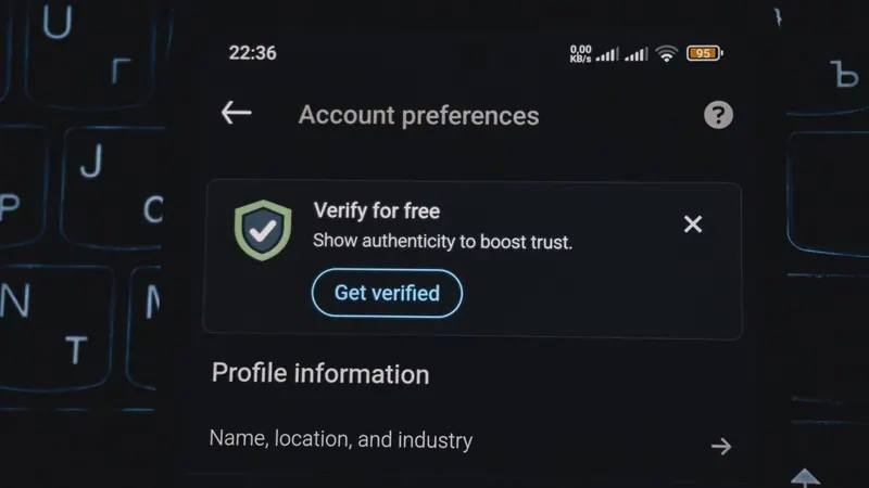 Смартфон и ноутбук на рабочем столе с подтверждением двухфакторной авторизации