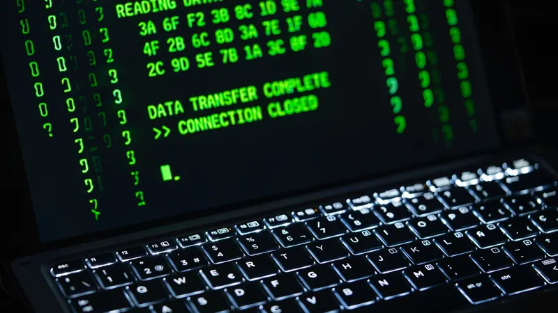 Командная строка Windows с открытыми сетевыми настройками